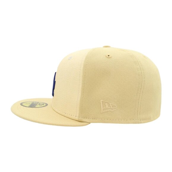 New Era Los Angeles Dodgers Two Tone Canvas 59FIFTY Hat Cap 60 Year Patch - Picture 5 of 6